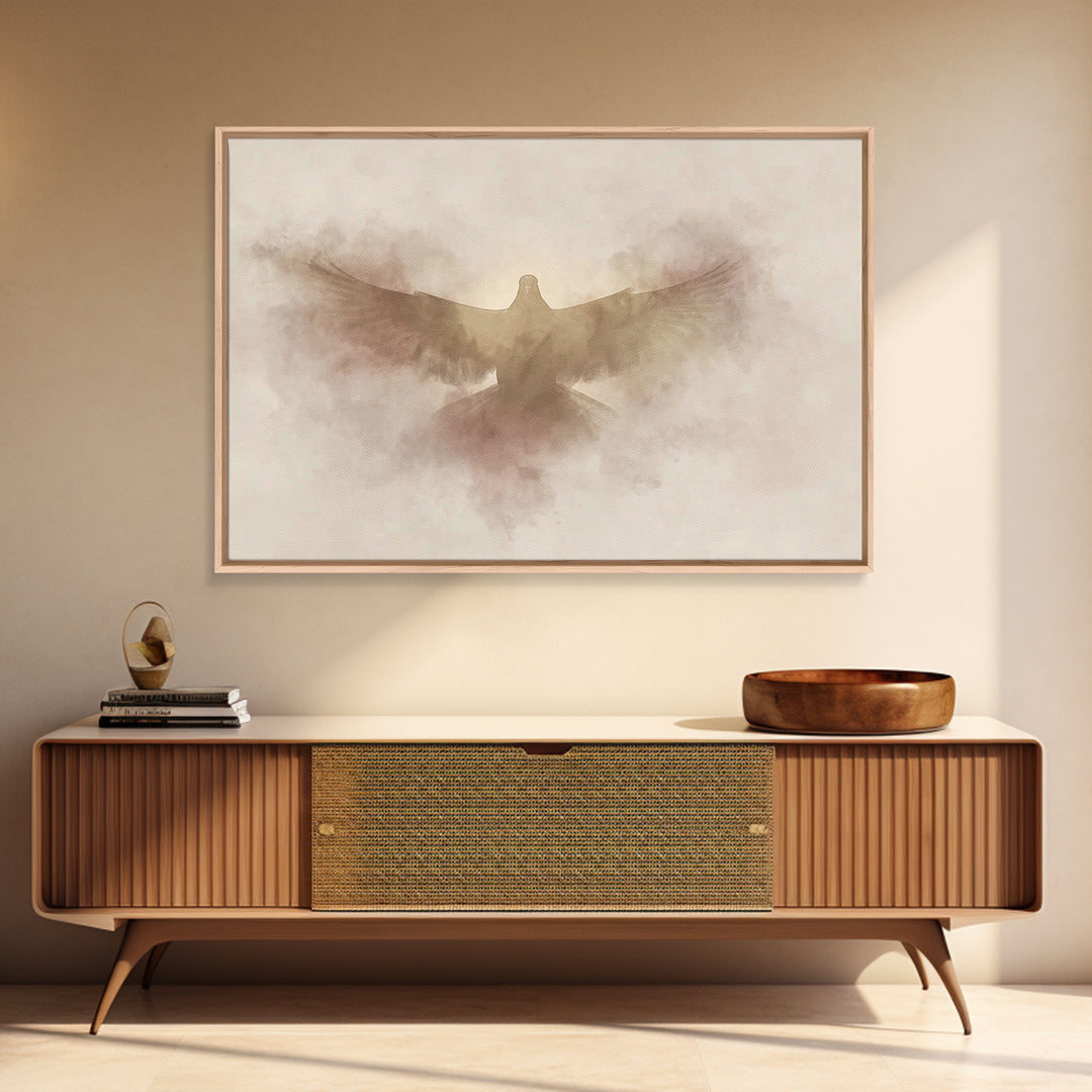 Heavenly Promise – Framed Canvas Print – Christian Art Canvas – Christian Wall Art – Christian Painting – Christian Gift Ideas – Christmas
