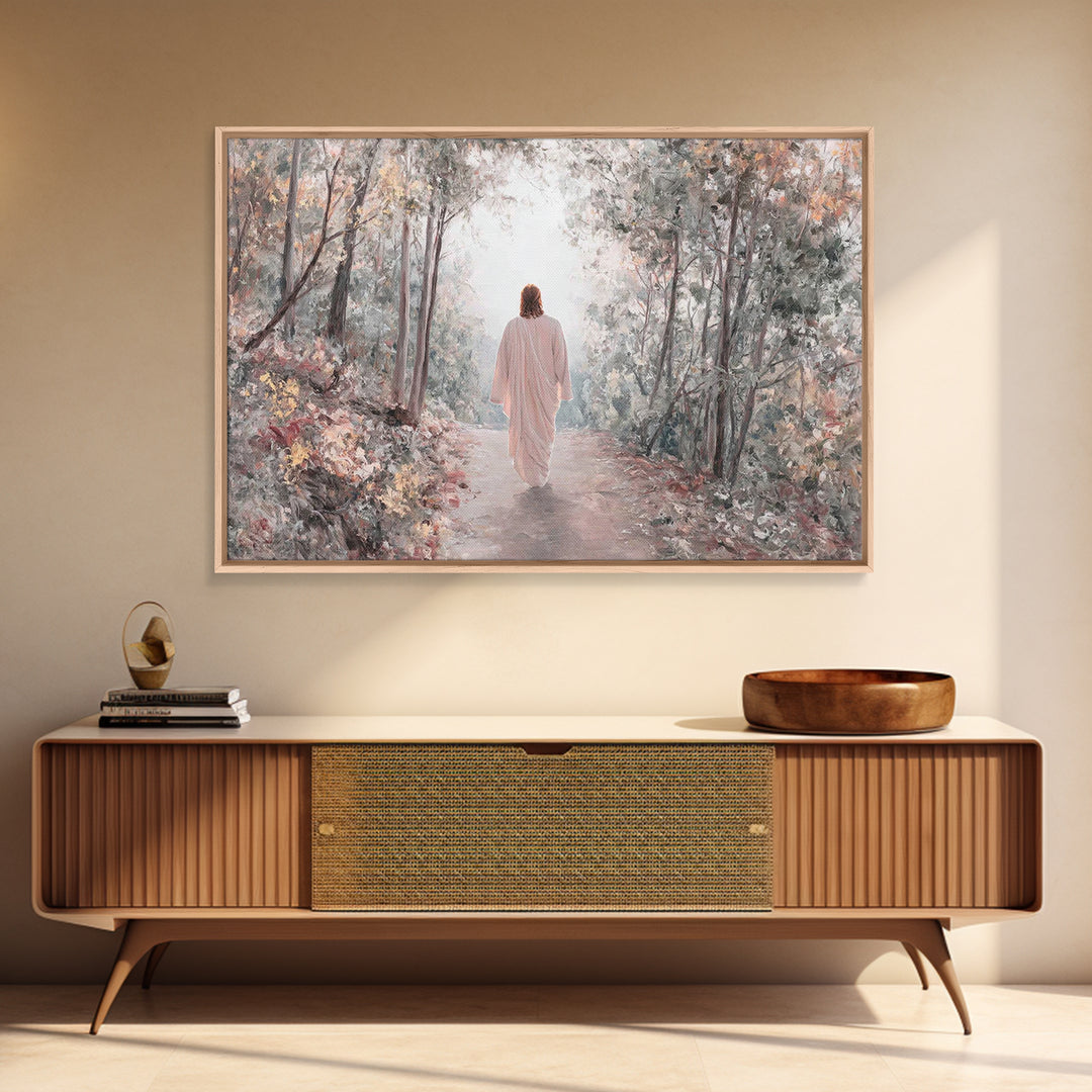 Table Of Grace – Framed Canvas Print – Christian Art – Vintage Christian Art – Christian Wall Art – Jesus Painting – Christian Art Canvas –