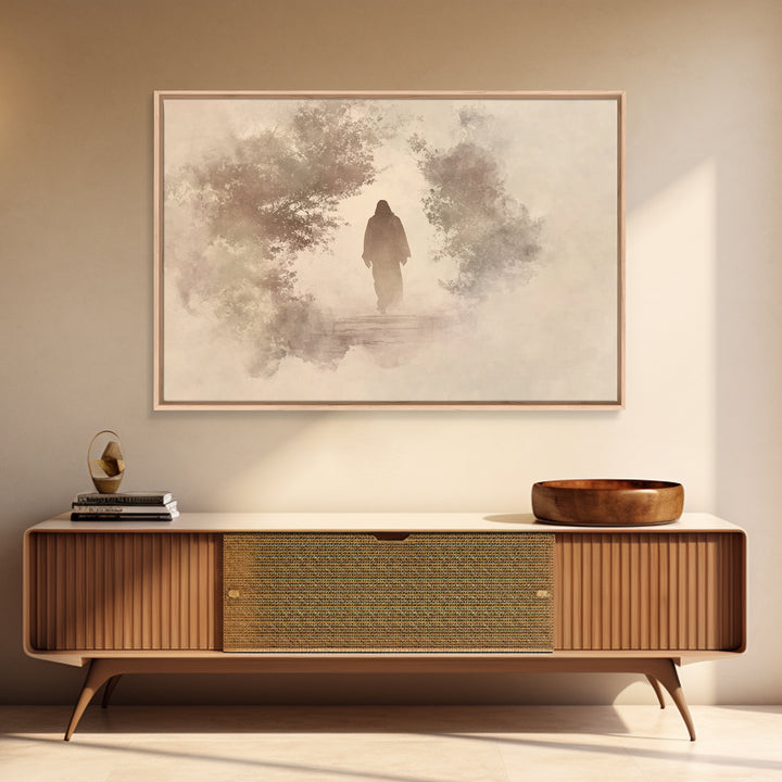 Heavenly Last Supper | Framed Canvas Print | Christian Art Canvas | Christian Wall Art | Large Jesus Painting | Christmas Art | Christian G