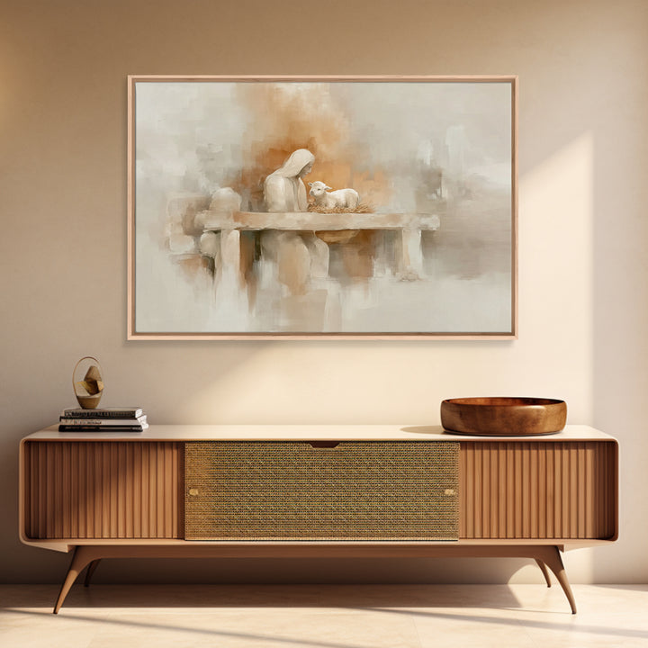 Sunset Redemption – Framed Canvas Print – Christian Wall Art – Christian Art Painting – Christian Art Canvas – Christian Art Print – Christ
