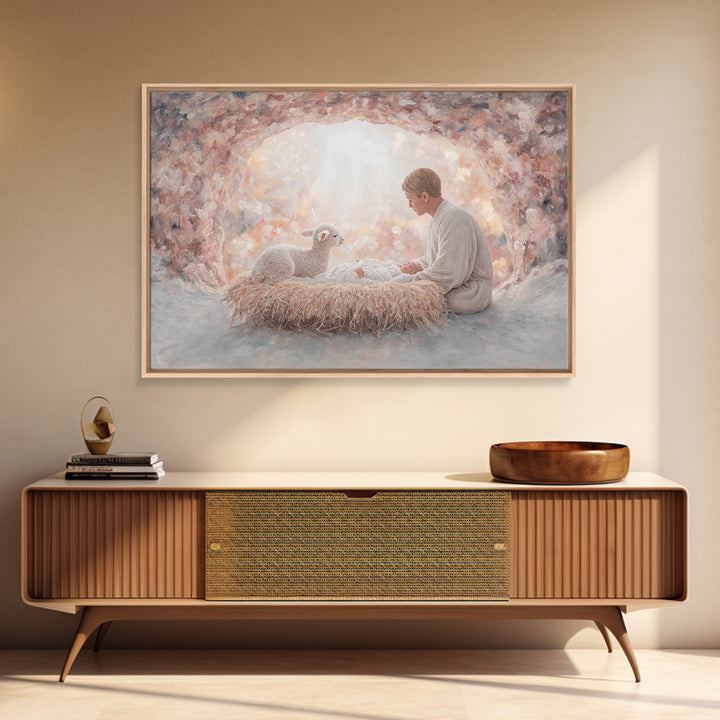 Hands Of Glory – Framed Canvas Print – Christian Art – Christian Wall Art – Unique Christian Art – Christian Art Canvas – Christian Art Wor