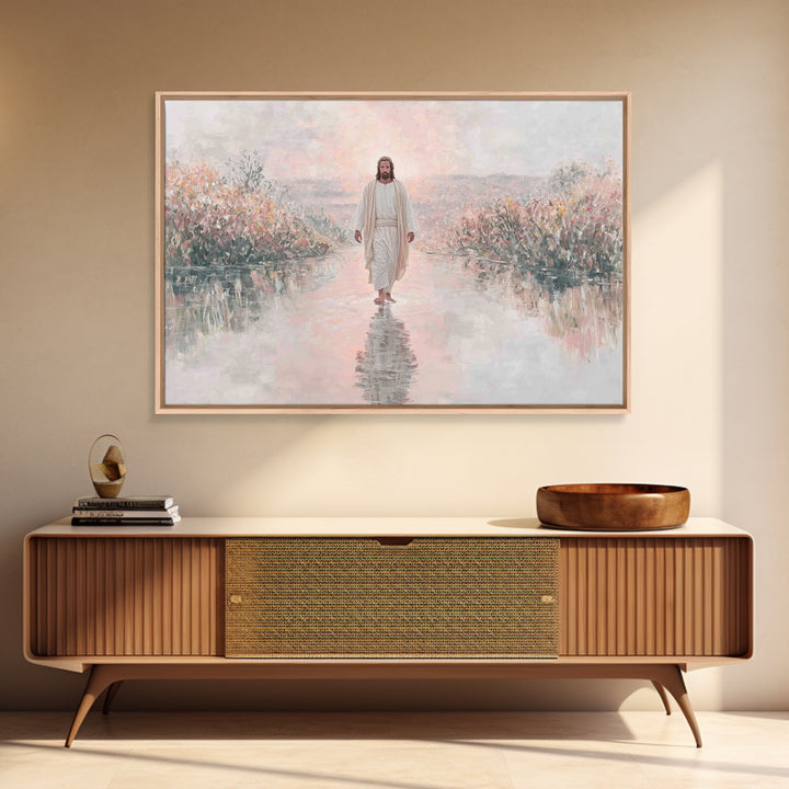 Sunrise Promise – Framed Canvas Print – Christian Art Work – Christmas Wall Art – Christian Art Print – Christian Christmas Art – Christian