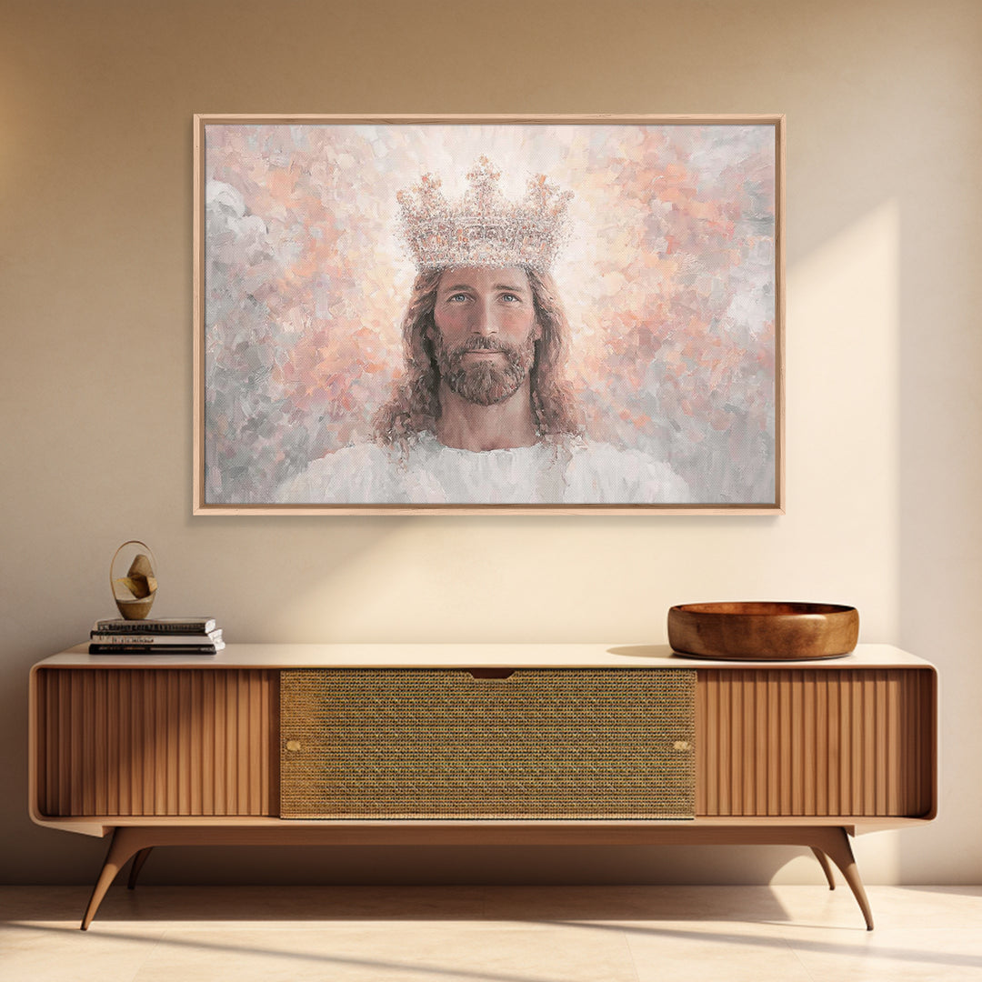 Sovereign Grace | Framed Canvas Print | Christian Wall Art | Christian Art Canvas | Modern Christian Painting | Christian Gift | Jesus Art