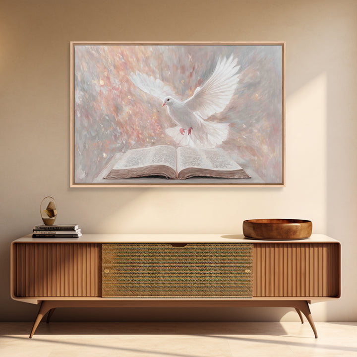 Spirit Of Light – Framed Canvas Print – Christian Art Canvas – Christian Wall Art – Christian Art Prints – Christian Gift Ideas – Modern Ch