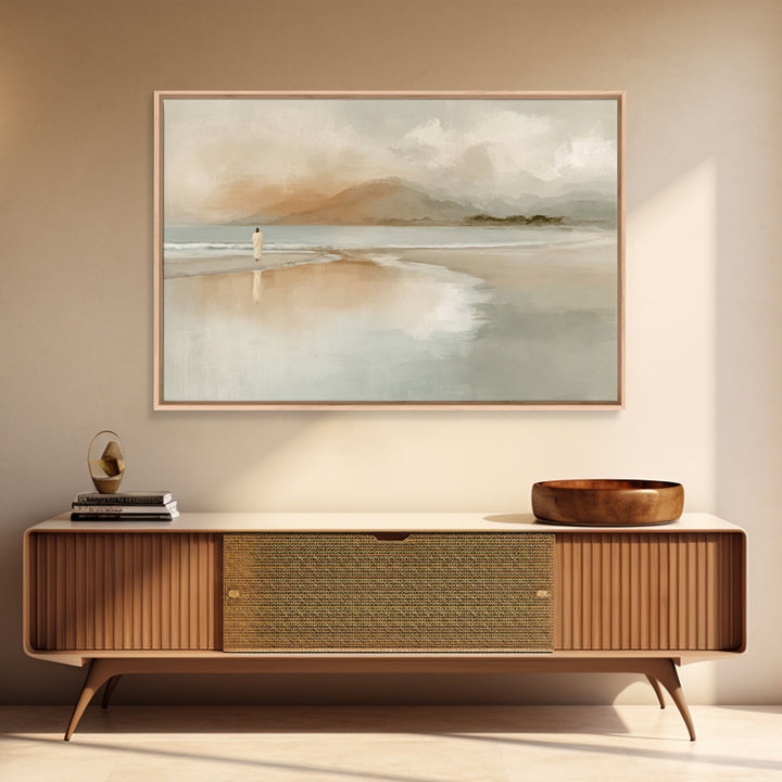 Haven of Peace - Framed Canvas Print - Jesus Painting - Christian Art Canvas - Christian Wall Art - Christian Decor - Modern Christian Art
