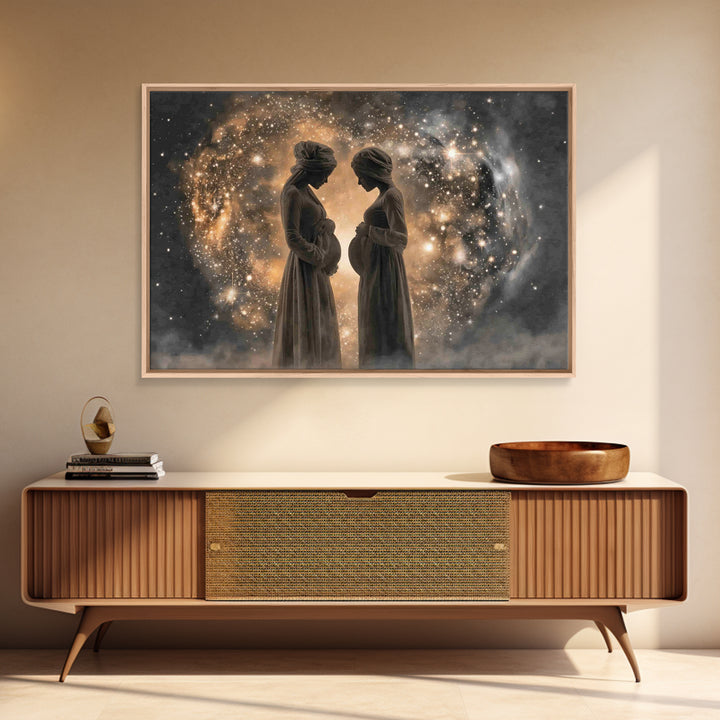 Holy Expectation | Framed Canvas Print | Christian Art Canvas | Christian Wall Art | Modern Christian Art | Christian Painting