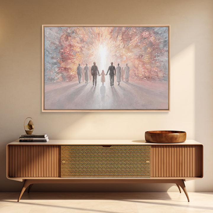 Path Of Glory | Framed Canvas Print | Christian Decor | Christian Wall Art | Christian Painting | Christian Art Canvas | Christmas Art