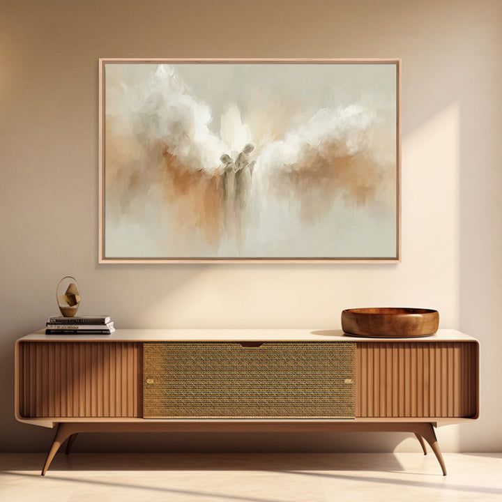 Ascension Radiance – Framed Canvas Print – Christian Wall Art – Christian Art – Christian Art Canvas – Christian Decor – Christian Christma