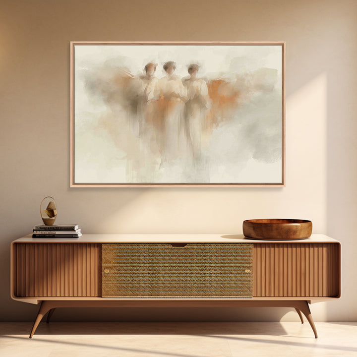 Trinity Grace | Framed Canvas Print | Christian Art Canvas | Minimalist Christian Art | Christian Wall Art | Subtle Christian Paintings