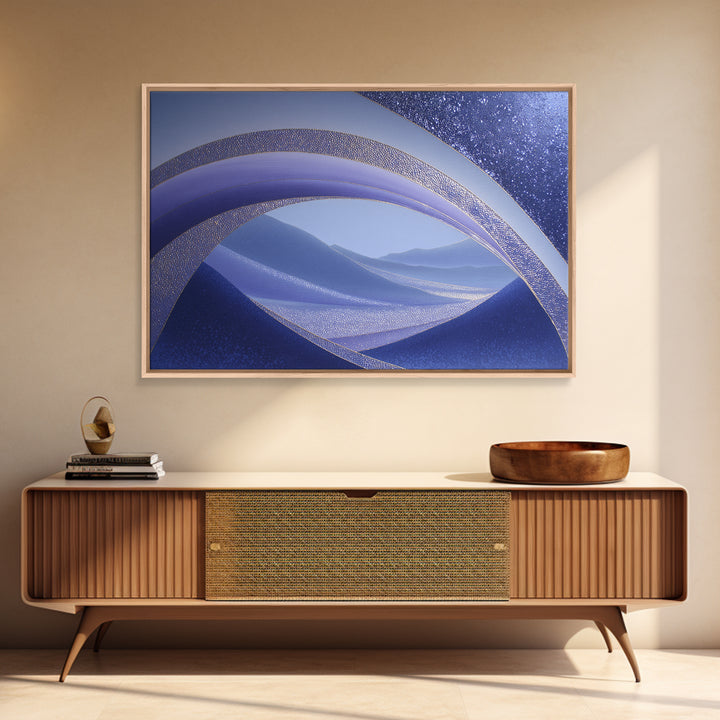 Eclipse Scene with Radiant Corona Canvas Print, Celestial Art, Witchy Decor, Living Room Decor, Celestial, Celestial Decor, CEL-3x2-38