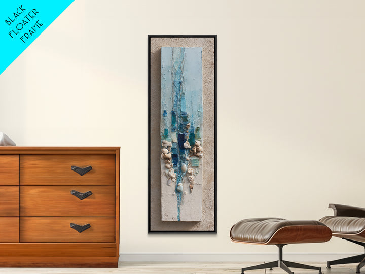 Minimal Wave Line Drawing Canvas Print, Coastal Art, Contemporary Art, Coastal Decor, Fine Art, Coastal, Modern Wall Art, COA-1x3-44