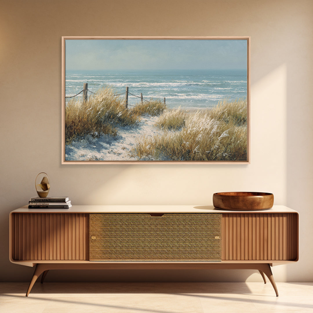 Coastal Grasses Moving Canvas Print, Coastal Art, Beach Decor, Coastal Decor, Fine Art, Coastal, Gallery Decor, Neutral Decor, COA-3x2-32