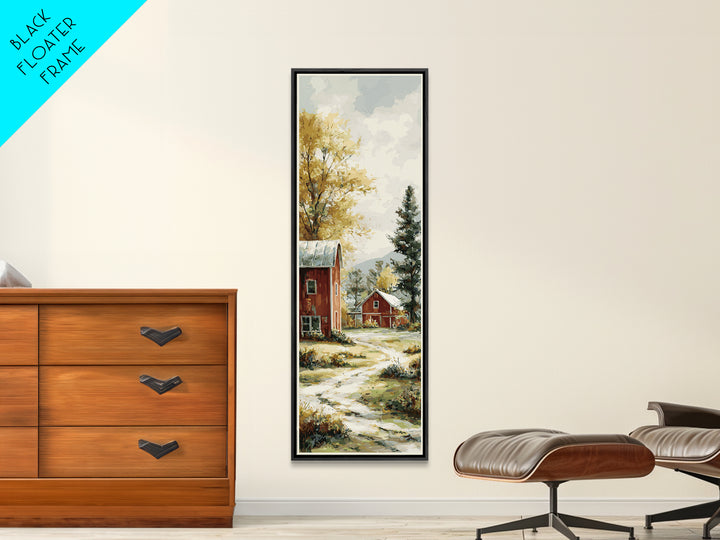 Apple Orchard with Warm Autumn Light Canvas Print, Country Art, Farmhouse Wall Art, Farmhouse Decor, Fine Art, Country, COU-1x3-42