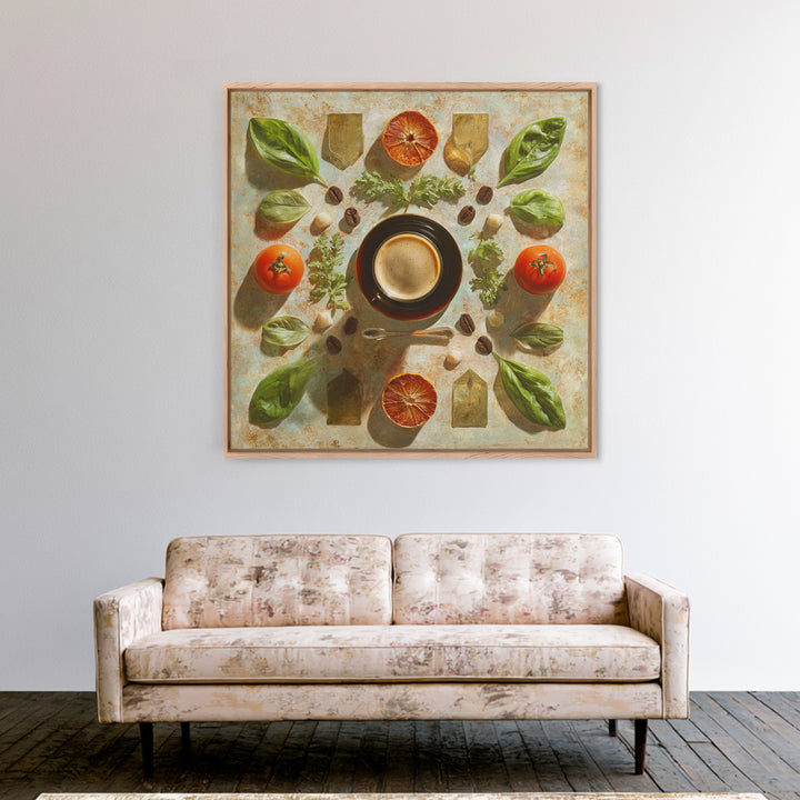 Espresso Martini Coffee Cocktail Still Life Canvas Print, Coffee Shop Art, Contemporary Art, Cafe Decor, Fine Art, Cafe, CSA-1x1-89