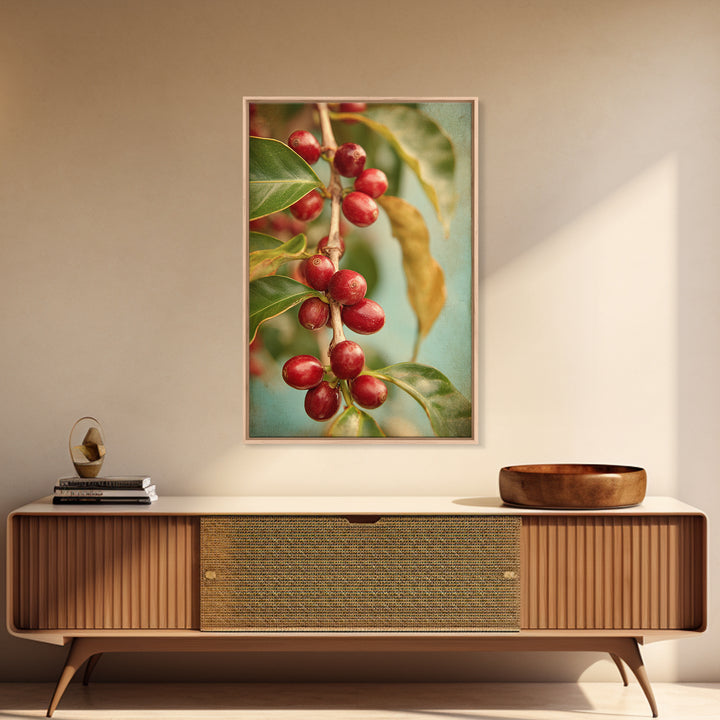 Coffee Farm Landscape Canvas Print, Coffee Shop Art, Wall Decor, Cafe Decor, Fine Art, Cafe, Kitchen Gift, Living Room Decor, CSA-2x3-31