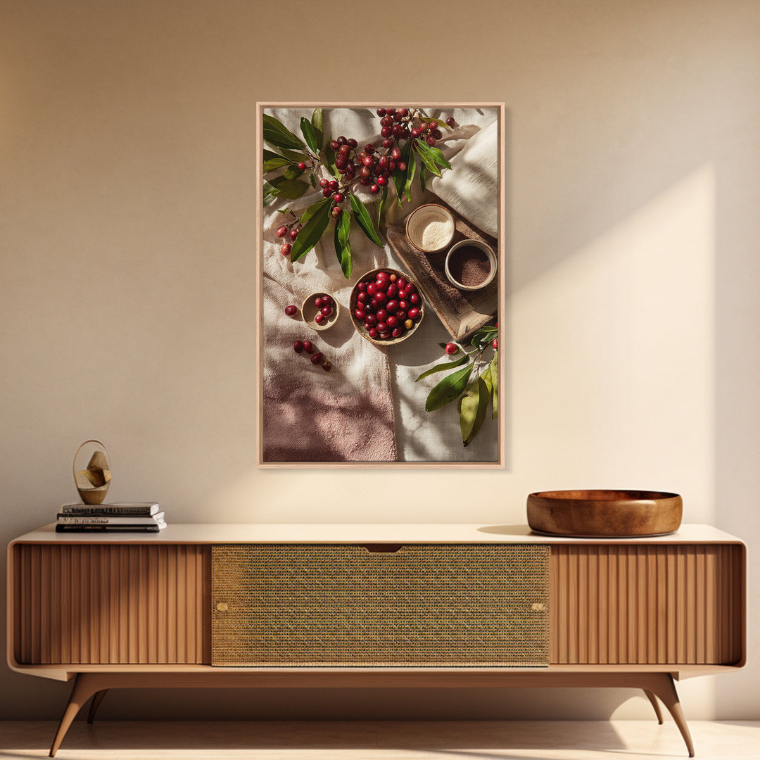 Coffee Farm Landscape Canvas Print, Coffee Shop Art, Fine Art Print, Cafe Decor, Fine Art, Cafe, Printable, Printable Wall Art, CSA-2x3-7