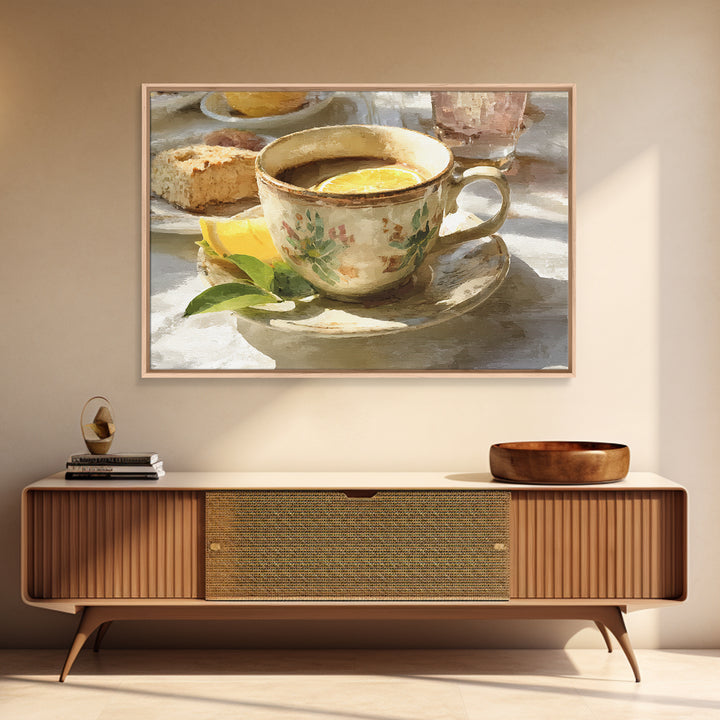 Retro Cafe Poster Coffee Cup Graphic Canvas Print, Coffee Shop Art, Farmhouse Decor, Cafe Decor, Fine Art, Cafe, Moody Wall Art, CSA-3x2-83