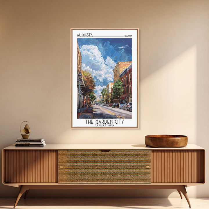 Augusta Travel Poster, Canvas Print, Travel Wall Art, City Wall Art, Travel Art Print, City Art Print, Poster Print, Wanderlust Gift