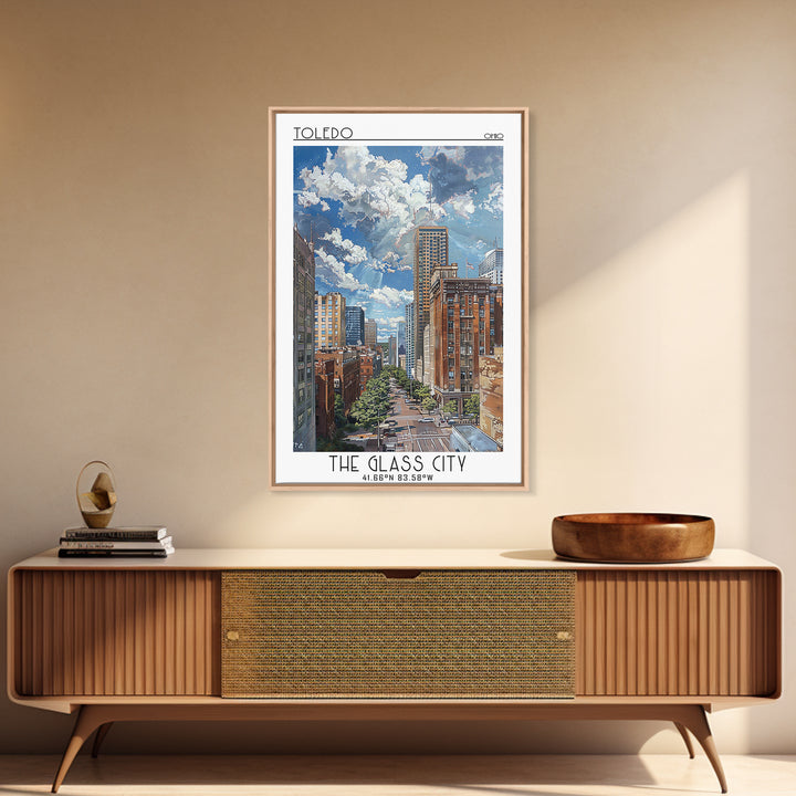 Toledo Travel Poster, Canvas Print, Travel Prints, Landscape Art, Travel Wall Art, Retro Travel Poster, Vintage Travel, Poster Print