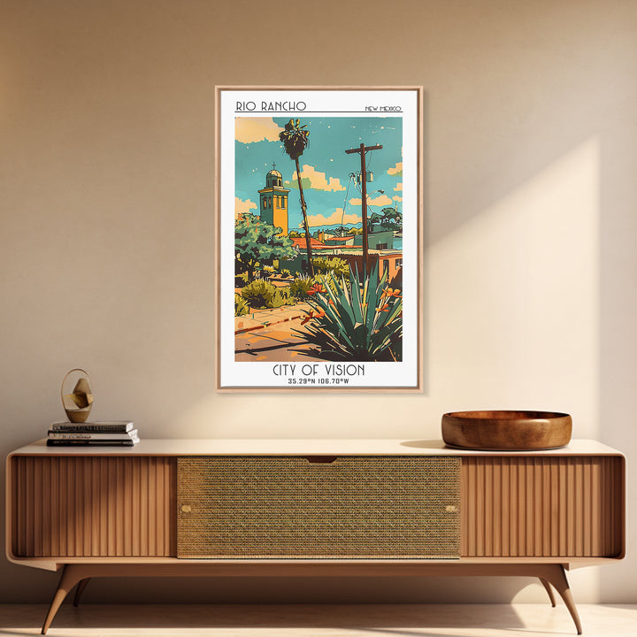Rio Rancho Travel Poster, Canvas Print, Travel Wall Decor, Minimalist Poster, Travel Art Print, Living Room Wall Art, Travel Posters