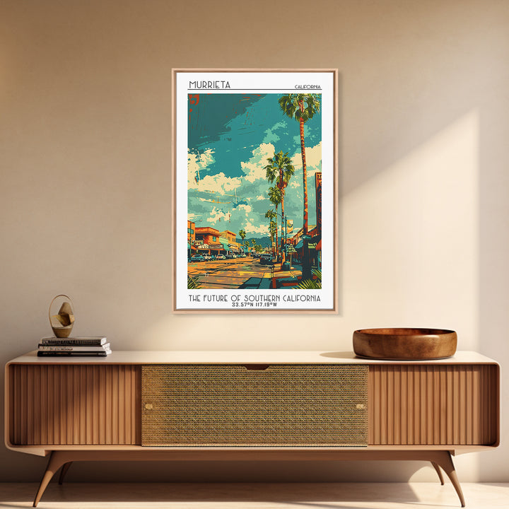 Murrieta Travel Poster, Canvas Print, City Travel Poster, Vintage City Poster, Travel Posters, Travel Wall Art, Vintage Travel Print