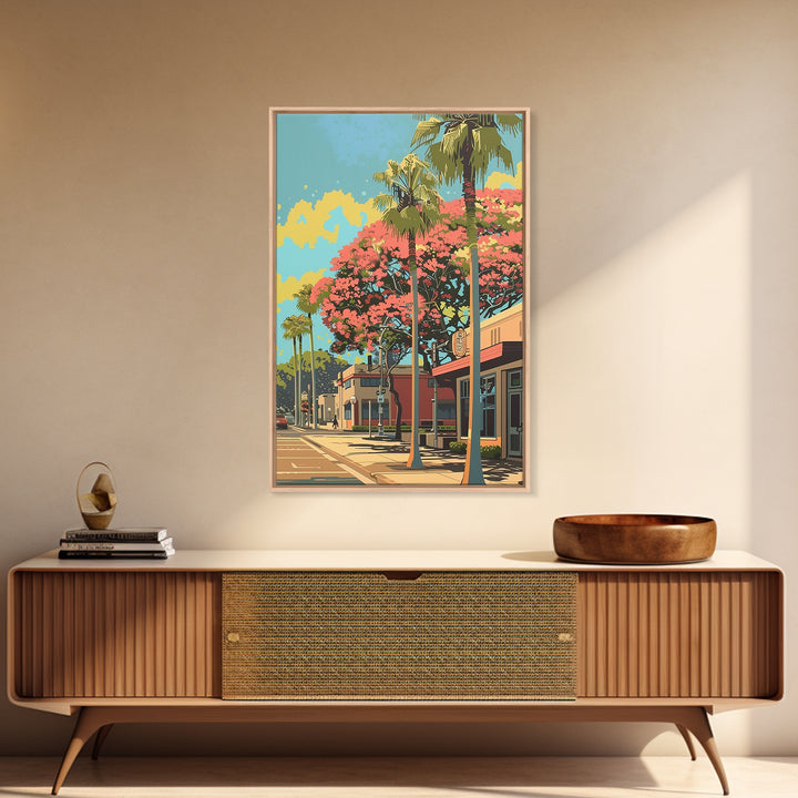 Chula Vista Travel Poster, Canvas Print, Travel Prints, Landscape Art, Wall Art, Minimalist Poster, City Travel Poster, Travel Decor
