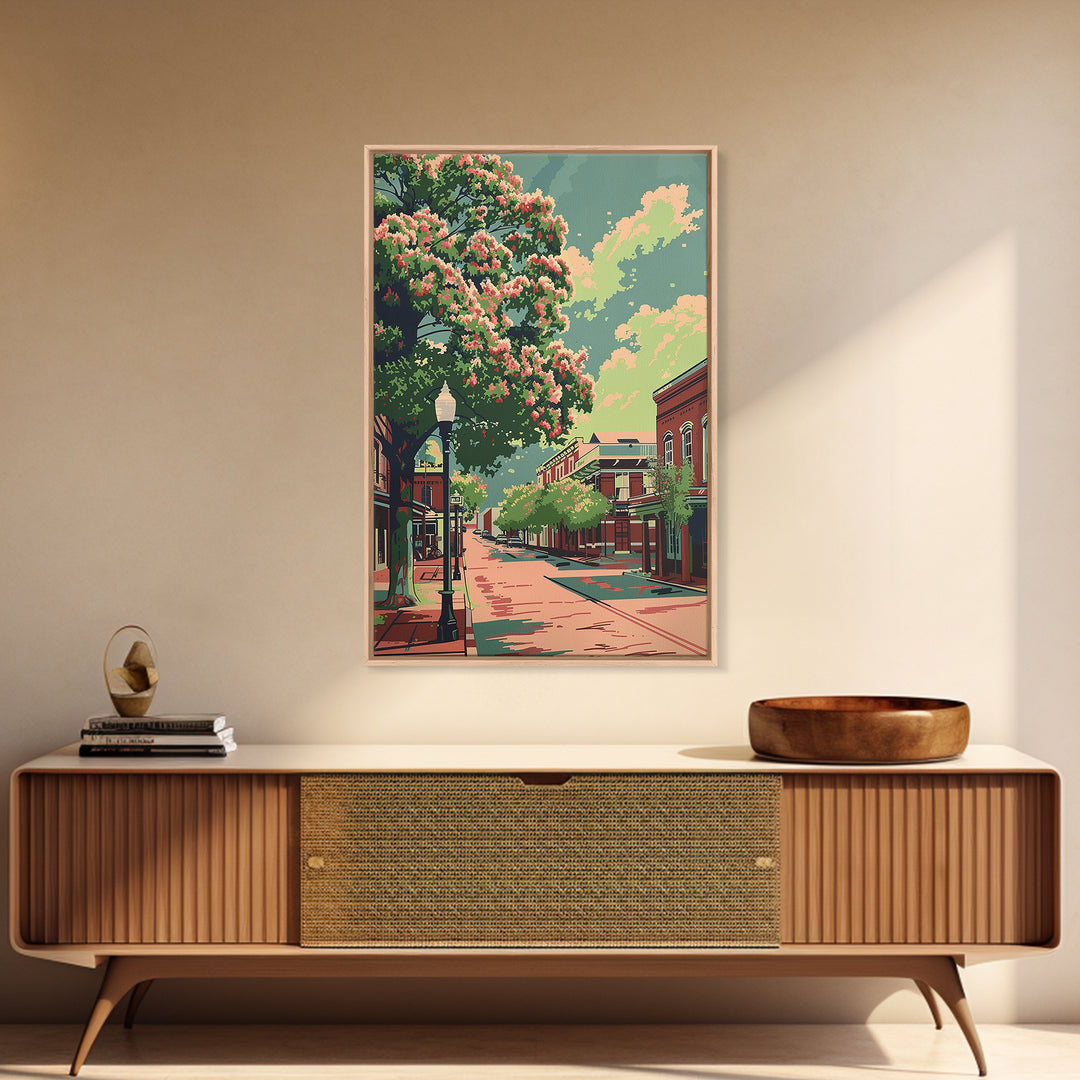 Columbia Travel Poster, Canvas Print, Travel Art Print, Modern Wall Decor, Retro Travel Poster, Minimalist Poster, Home Office Decor