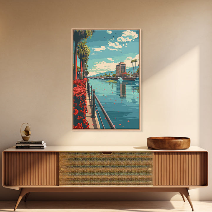 Glendale Travel Poster, Canvas Print, Travel Prints, Landscape Art, Fine Art Print, City Art Print, Travel Art Print, Travel Posters
