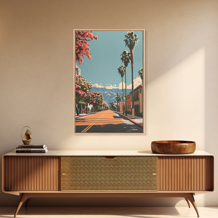 Lancaster Travel Poster, Canvas Print, Retro Wall Art, Travel Print, City Travel Poster, Poster Art, Vintage Travel, Vintage Posters