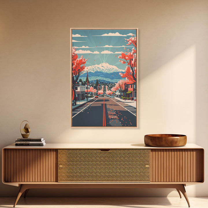 Menifee Travel Poster, Canvas Print, Poster Print, Travel Wall Art, Retro Wall Art, Travel Print, Colorful Wall Art, Wanderlust Gift