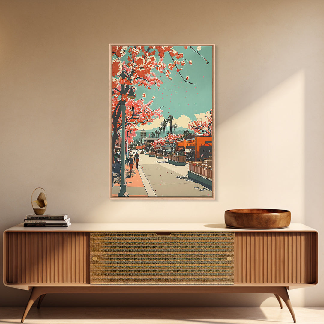 Moreno Valley Travel Poster, Canvas Print, Vintage Travel Print, City Wall Art, City Travel Poster, Travel Posters, Travel Art Print