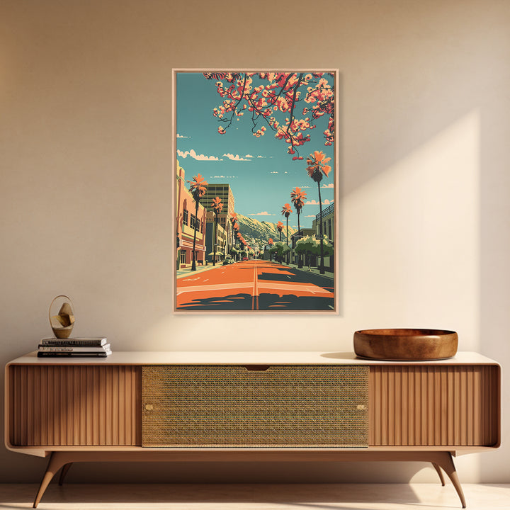 Palmdale Travel Poster, Canvas Print, City Travel Poster, Travel Wall Art, Poster Art, Home Decor, Wanderlust Gift, Gallery Wall Set