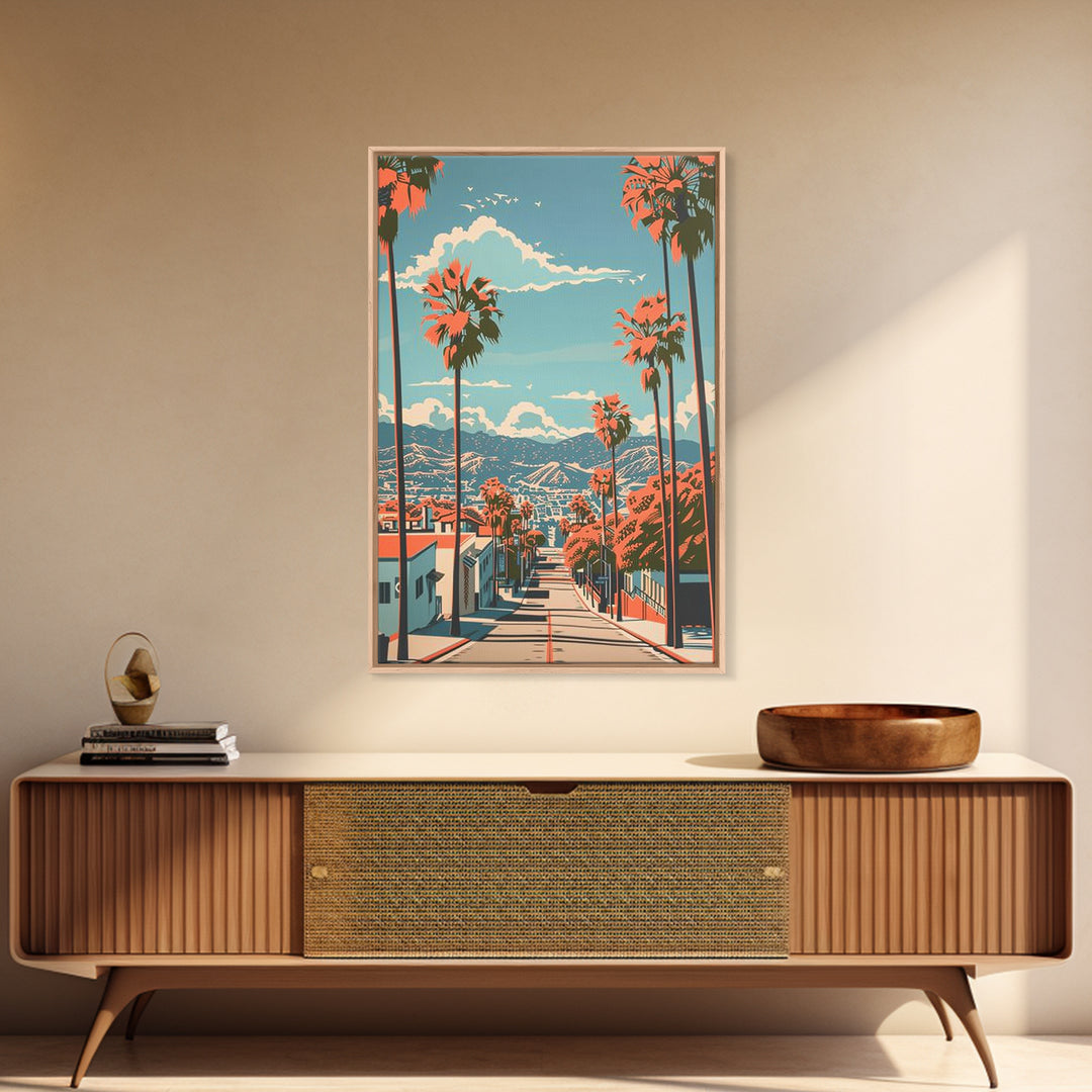 Rialto Travel Poster, Framed Canvas Print, Travel Wall Art, City Wall Art, Wanderlust Gift, Poster Print, Travel Art Print, Wall Art