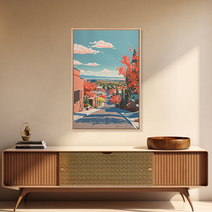 Rio Rancho Travel Poster, Framed Canvas Print, Retro Travel Poster, City Wall Art, Minimalist Poster, Travel Posters, Fine Art Print