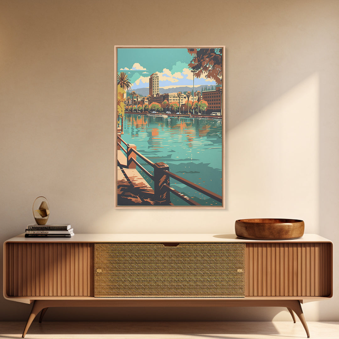 San Jose Travel Poster, Canvas Print, Travel Art Print, Modern Wall Decor, City Travel Poster, Travel Wall Art, Living Room Wall Art