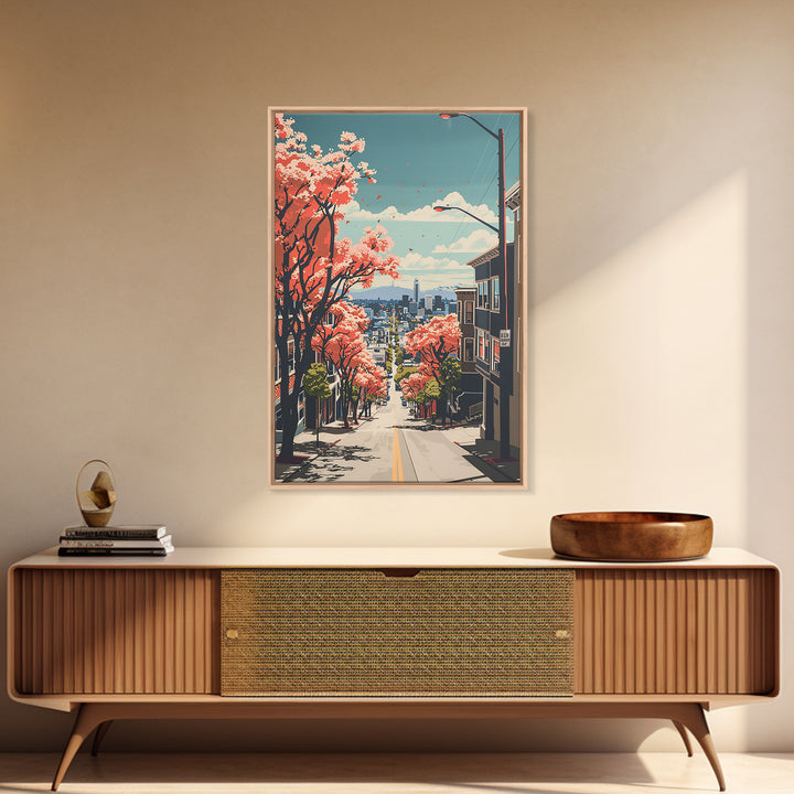 San Mateo Travel Poster, Canvas Print, City Art Print, Travel Wall Art, Home Decor, Poster Art, Living Room Wall Art, Travel Posters