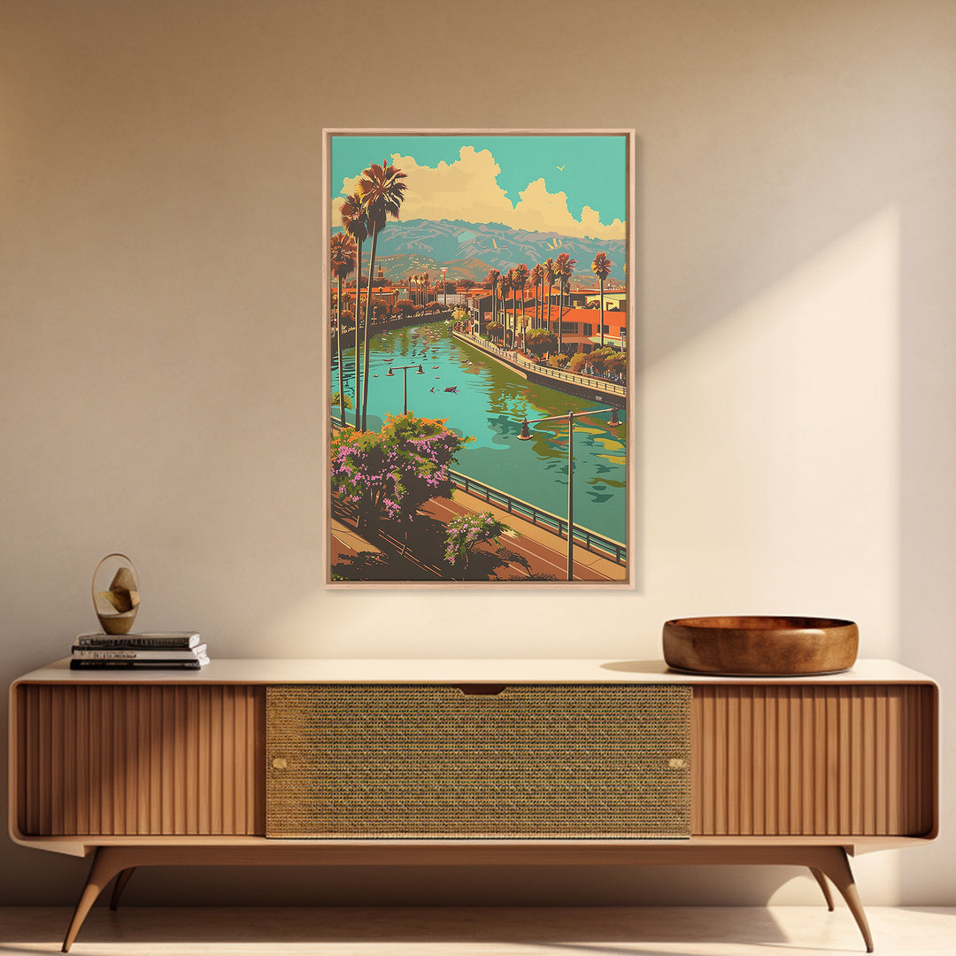 Santa Ana Travel Poster, Canvas Print, City Travel Poster, Vintage City Poster, Minimalist Poster, City Illustration, Retro Wall Art