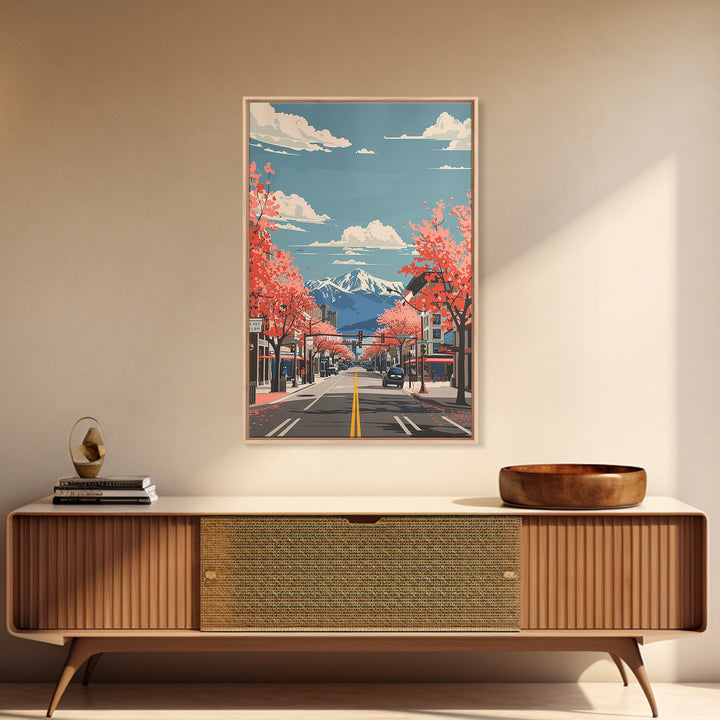 Sparks Travel Poster, Canvas Print, Travel Prints, Landscape Art, Retro Travel Poster, Wall Art, Retro Travel Print, Vintage Posters