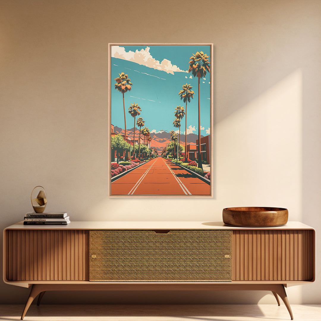 Surprise Travel Poster, Framed Canvas Print, Travel Art Print, Modern Wall Decor, Travel Posters, Colorful Wall Art, Travel Wall Art