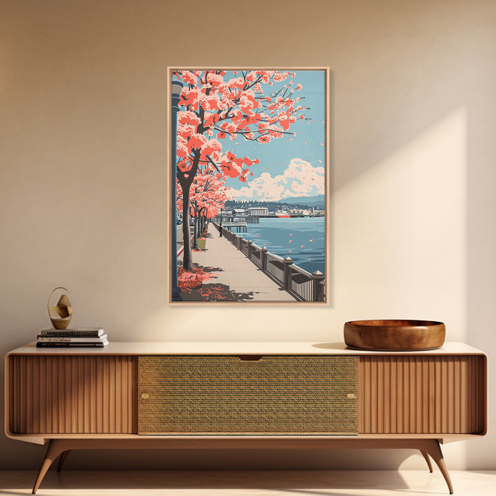 Vallejo Travel Poster, Canvas Print, Travel Wall Art, City Wall Art, Poster Print, Mid Century Wall Art, Wall Art, Minimalist Poster