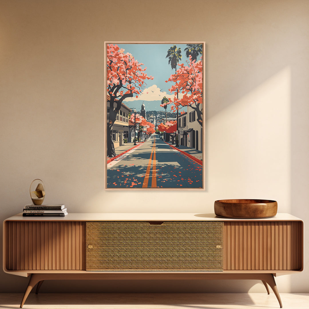 Ventura Travel Poster, Canvas Print, Poster Print, Travel Wall Art, Fine Art Print, Minimalist Poster, Landscape Art, Travel Posters