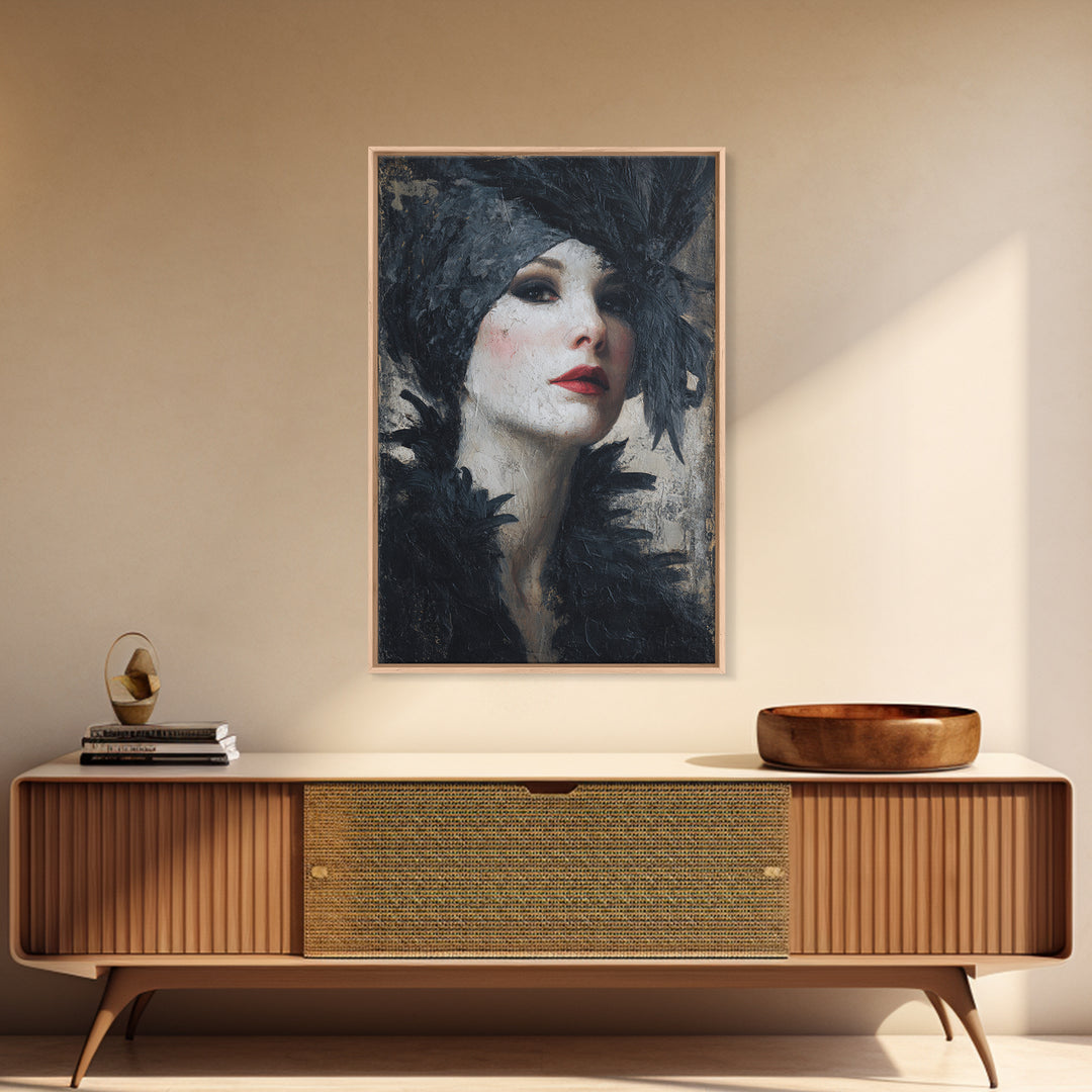 Storm Clouds over an Abandoned Field Canvas Print, Dark Art, Digital Art, Living Room Decor, Nocturne, Unique Wall Decor, DAR-2x3-70
