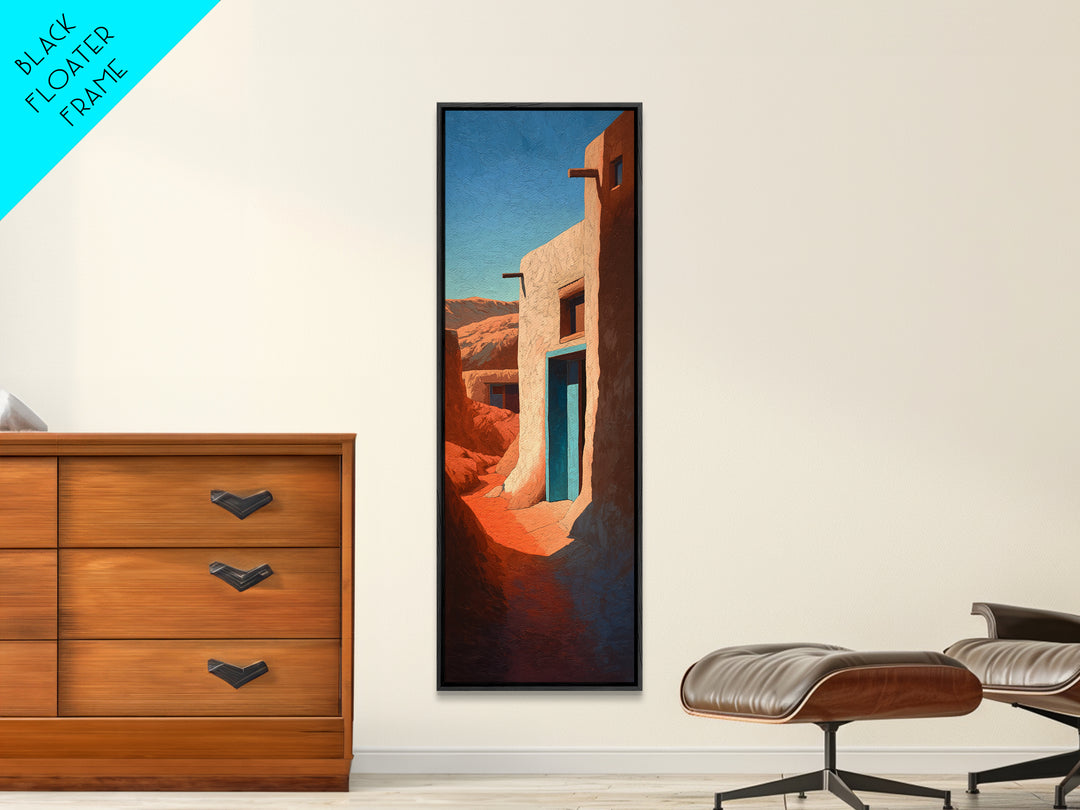 Moroccan Desert Tent Framed Canvas Print, Desert Art, Nature Wall Art, Southwestern Decor, Fine Art, Desert, Home Decor, DES-1x3-47