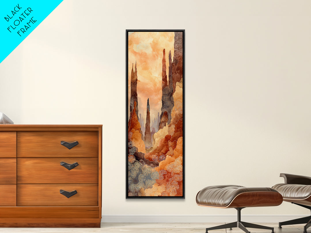 Palm Oasis Reflected Canvas Print, Desert Art, Luxury Decor, Southwestern Decor, Fine Art, Desert, Wall Art Prints, DES-1x3-51