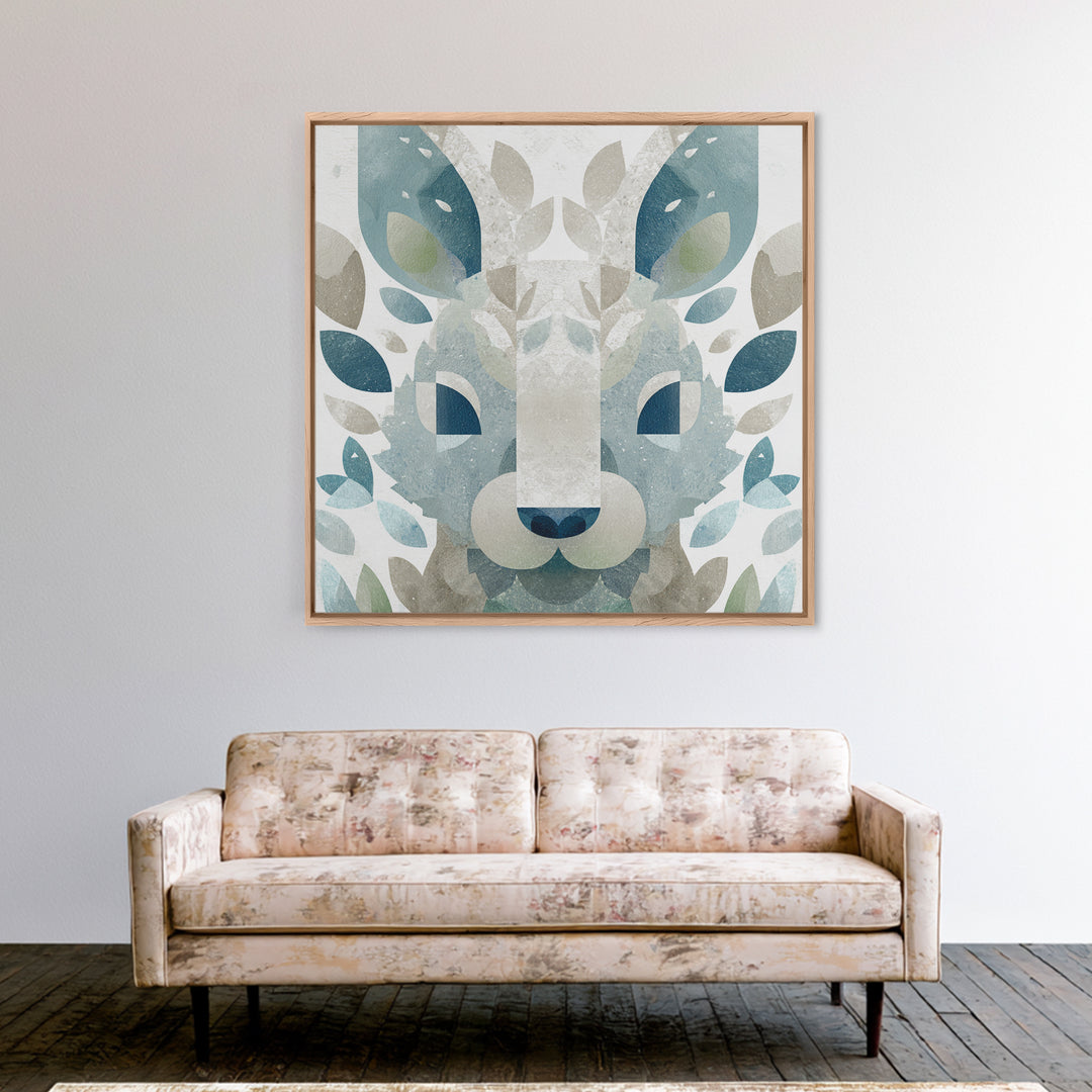 Cheerful Animal Dentist Themed Character Without Text Canvas Print, Dental Office Art, Motivational Poster, Office Decor, Calm, DOA-1x1-2