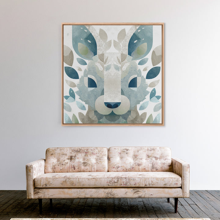 Cheerful Animal Dentist Themed Character Without Text Canvas Print, Dental Office Art, Motivational Poster, Office Decor, Calm, DOA-1x1-2
