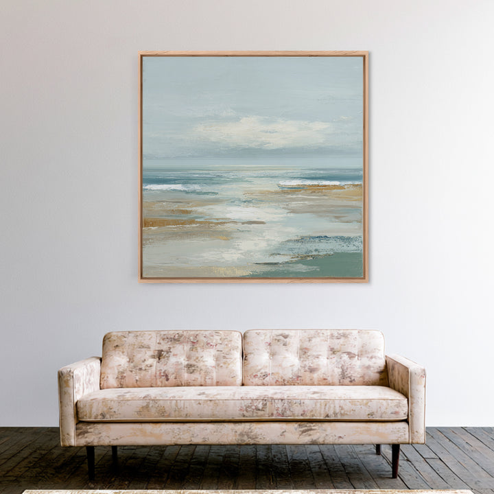 Quiet Coastal Dunes Canvas Print, Dental Office Art, Dental, Office Decor, Oil Painting, Calm, Tooth Art, Dentistry Art, DOA-1x1-22