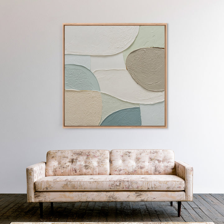 Minimal Line Faces Framed Canvas Print, Dental Office Art, Dental Hygiene, Office Decor, Fine Art, Calm, Medical Office Art, DOA-1x1-64