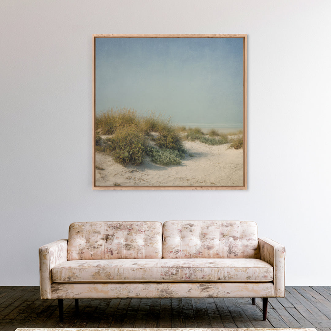 Quiet Coastal Dunes Canvas Print, Dental Office Art, Printable Digital, Office Decor, Calm, Neutral Decor, Modern Decor, DOA-1x1-94