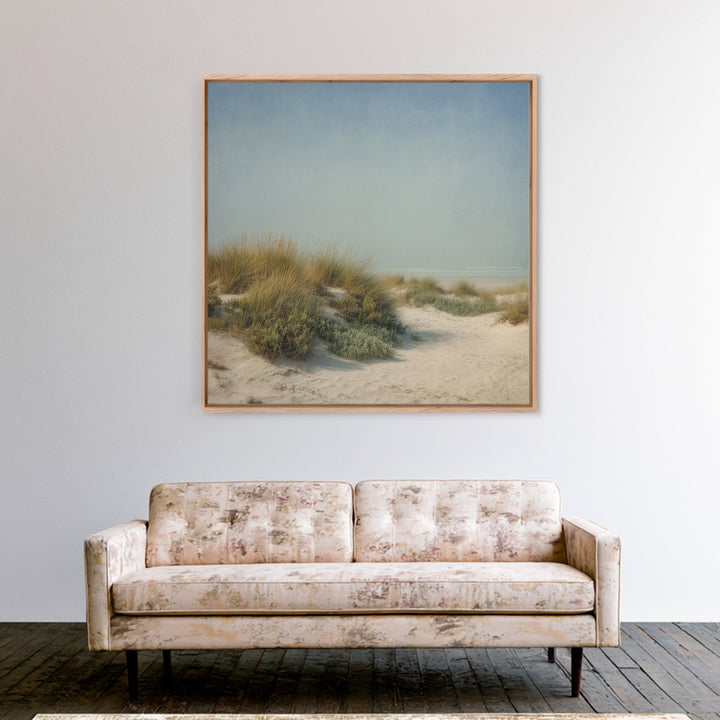 Quiet Coastal Dunes Canvas Print, Dental Office Art, Printable Digital, Office Decor, Calm, Neutral Decor, Modern Decor, DOA-1x1-94